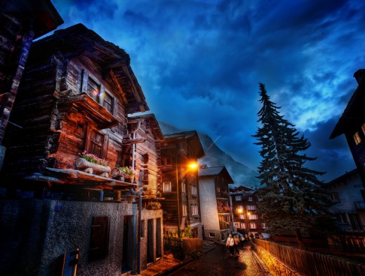 The Streets of Zermatt by Stuck in Customs